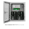 Coffret métal étanche IP66 avec alimentation et batteries PSW253015-1203 + 2 FX1207 | IZYX SYSTEMS