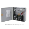 Coffret alimentation chargeur en ABS avec alimentation et batteries RSX-2405C + 2 FX123.2| IZYX SYSTEMS