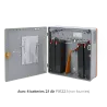 Coffret alimentation chargeur en ABS avec alimentation et batteries RSX-2405C + 4 FX122.1| IZYX SYSTEMS