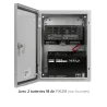 Coffret métal étanche IP66 avec alimentation et batteries PSW304020-1210 + 2 FX1218 | IZYX SYSTEMS