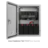 Coffret métal étanche IP66 avec alimentation et batteries PSW304020-1220 + 4 FX123.2 | IZYX SYSTEMS