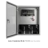 Coffret métal étanche IP66 avec alimentation et batteries PSW405020-482.5 + 3 FX1218 | IZYX SYSTEMS