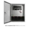Coffret métal étanche IP66 avec alimentation et batteries PSW405020-482.5 + 4 FX1212 | IZYX SYSTEMS