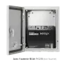 Coffret métal vide étanche IP66 avec batteries PSWB253015 + 1 FX1218 | IZYX SYSTEMS