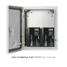 Coffret métal vide étanche IP66 avec batteries PSWB253015 + 2 FX1207 | IZYX SYSTEMS