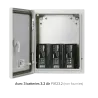 Coffret métal vide étanche IP66 avec batteries PSWB253015 + 3 FX123.2 | IZYX SYSTEMS