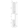 SP20025-W1RUX - Têtière plate 200x35 mm, W1R , Série 33IS, plan technique | IZYX SYSTEMS