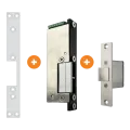 Gâche électrique issue de secours à encastrer 24 mm, DIN gauche 24/48 V DC