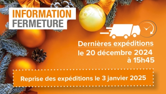 INFORMATION Fermeture fin d'année